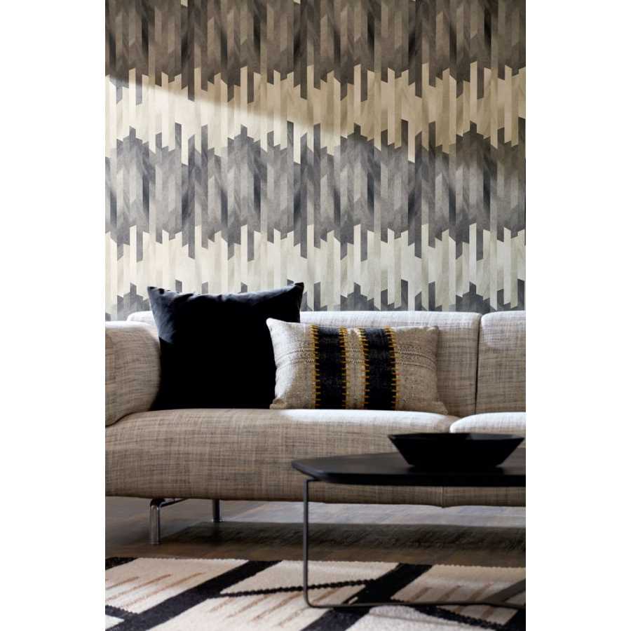 Ohpopsi Grafik Strata GRA50113W Wallpaper - Obsidian