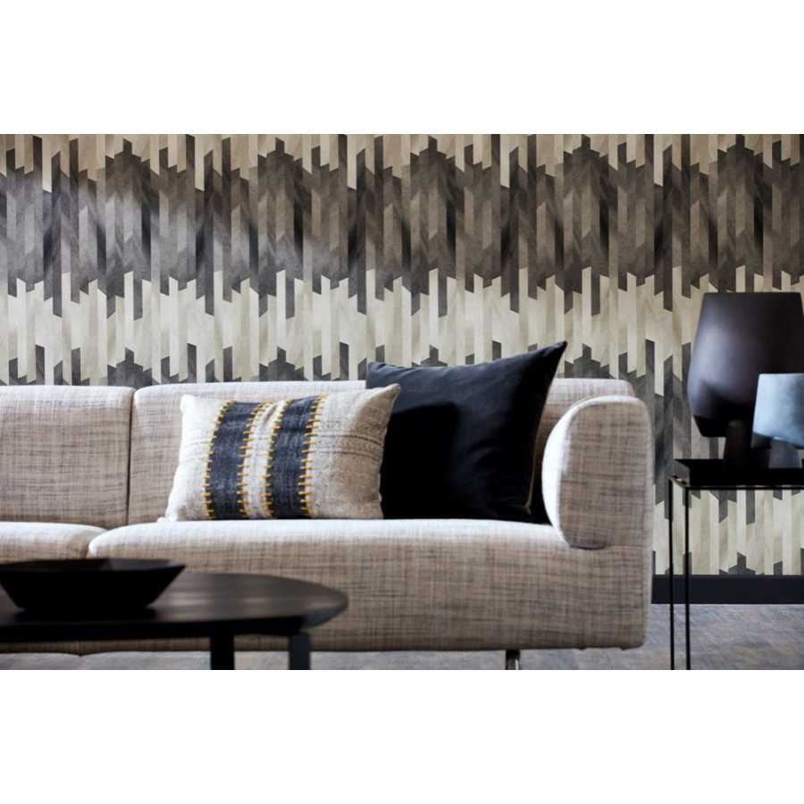 Ohpopsi Grafik Strata GRA50113W Wallpaper - Obsidian