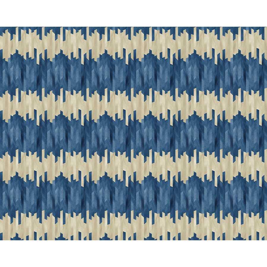 Ohpopsi Grafik Strata GRA50116W Wallpaper - Indigo