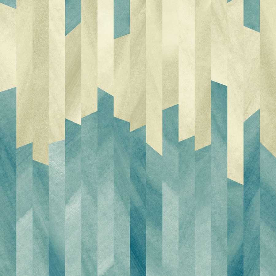 Ohpopsi Grafik Strata GRA50117W Wallpaper - Seafoam