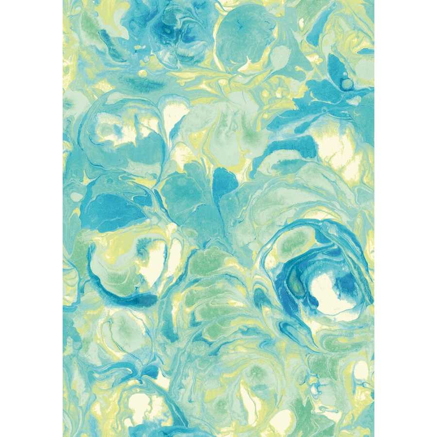 Ohpopsi Grafik Venetian GRA50118W Wallpaper - Sapphire Swirl