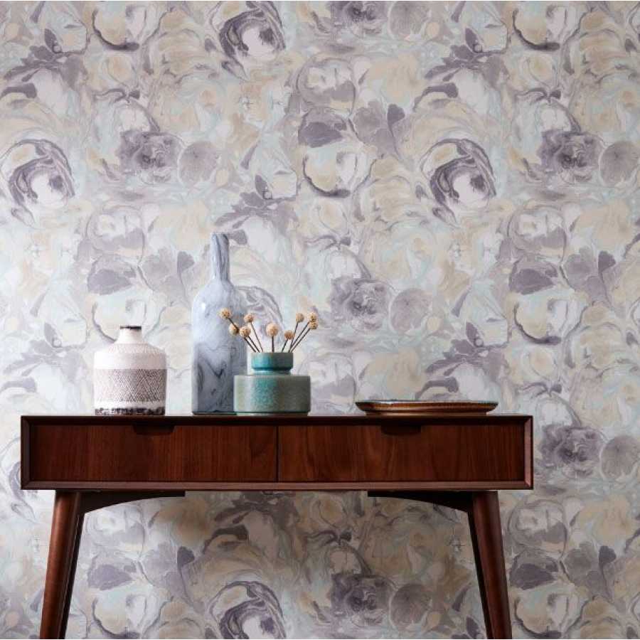 Ohpopsi Grafik Venetian GRA50121W Wallpaper - Powder Swirl