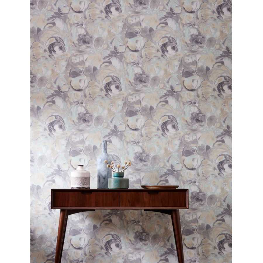 Ohpopsi Grafik Venetian GRA50121W Wallpaper - Powder Swirl