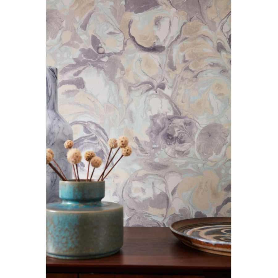 Ohpopsi Grafik Venetian GRA50121W Wallpaper - Powder Swirl