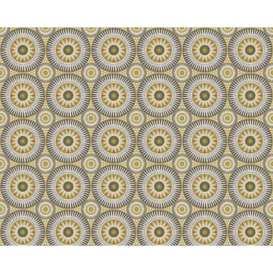 Ohpopsi Grafik Large Ellipse GRA50124W Wallpaper - Coffee & Olive