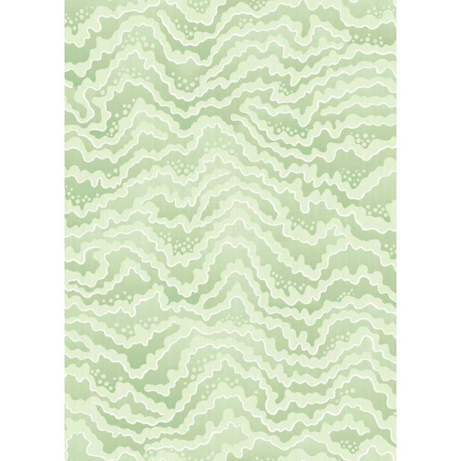 Ohpopsi Ichika Contour IKA50116W Wallpaper - Pistachio