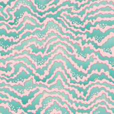 Ohpopsi Ichika Contour IKA50118W Wallpaper - Bubblegum & Mint