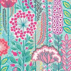 Ohpopsi Ichika Seedheads IKA50129W Wallpaper - Raspberry Sky