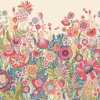 Ohpopsi Ichika Bloom IKA50139M Mural Wallpaper - Rhubarb & Cream