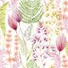 Ohpopsi Jardin Summer Ferns JRD50101W Wallpaper - Coral Pink