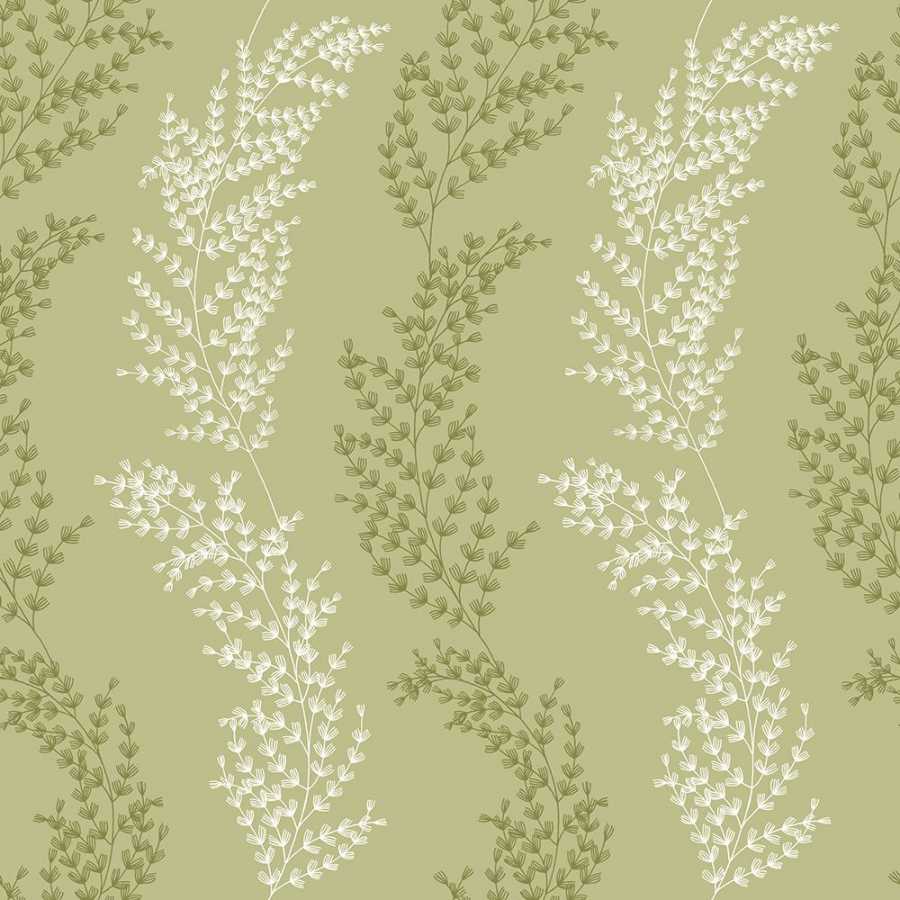 Ohpopsi Jardin Mimosa Trail JRD50109W Wallpaper - Sage Olive