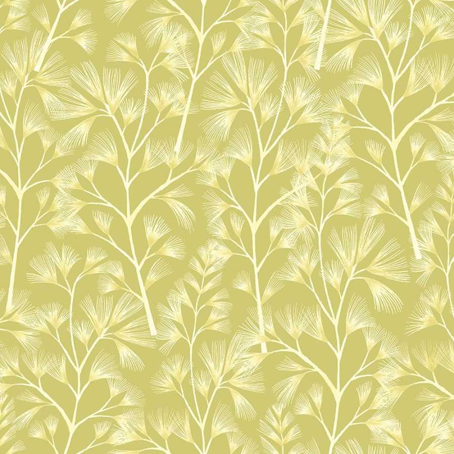 Ohpopsi Jardin Arabella JRD50117W Wallpaper - Chartreuse