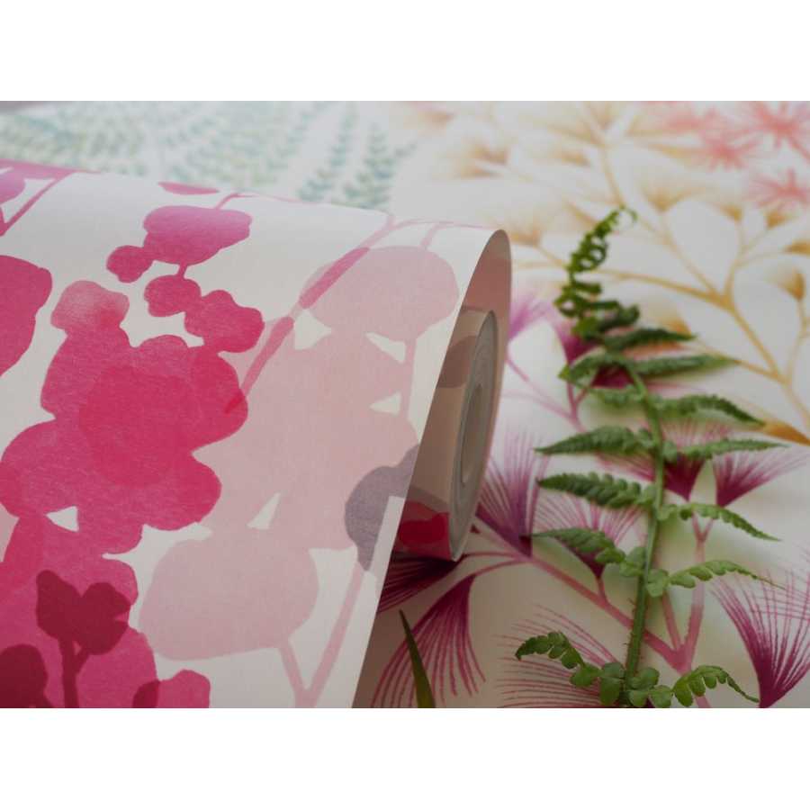 Ohpopsi Jardin Blossom JRD50123W Wallpaper - Raspberry
