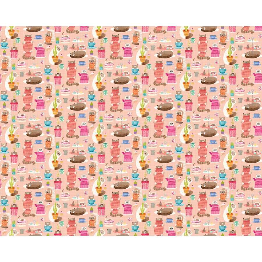 Ohpopsi When I Grow Up Kitten Kaboodle WGU50110W Wallpaper - Watermelon