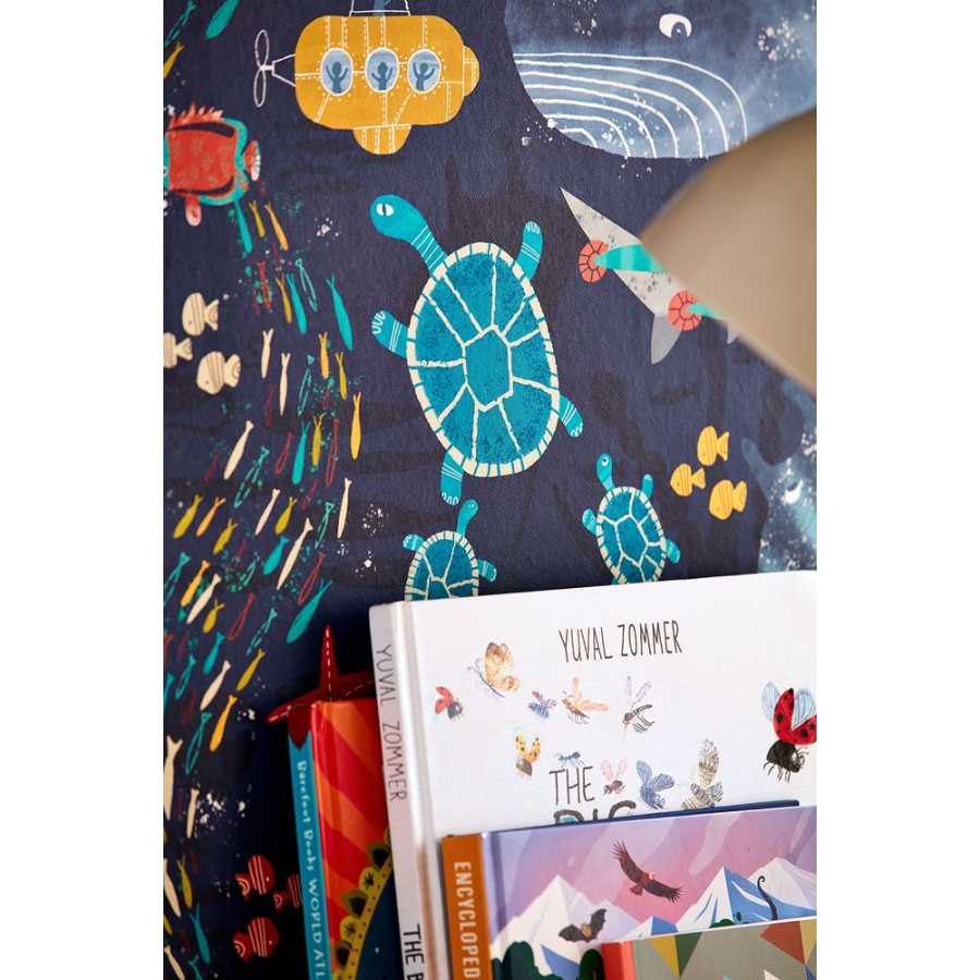 Ohpopsi When I Grow Up Beneath The Waves WGU50130W Wallpaper - Prussian