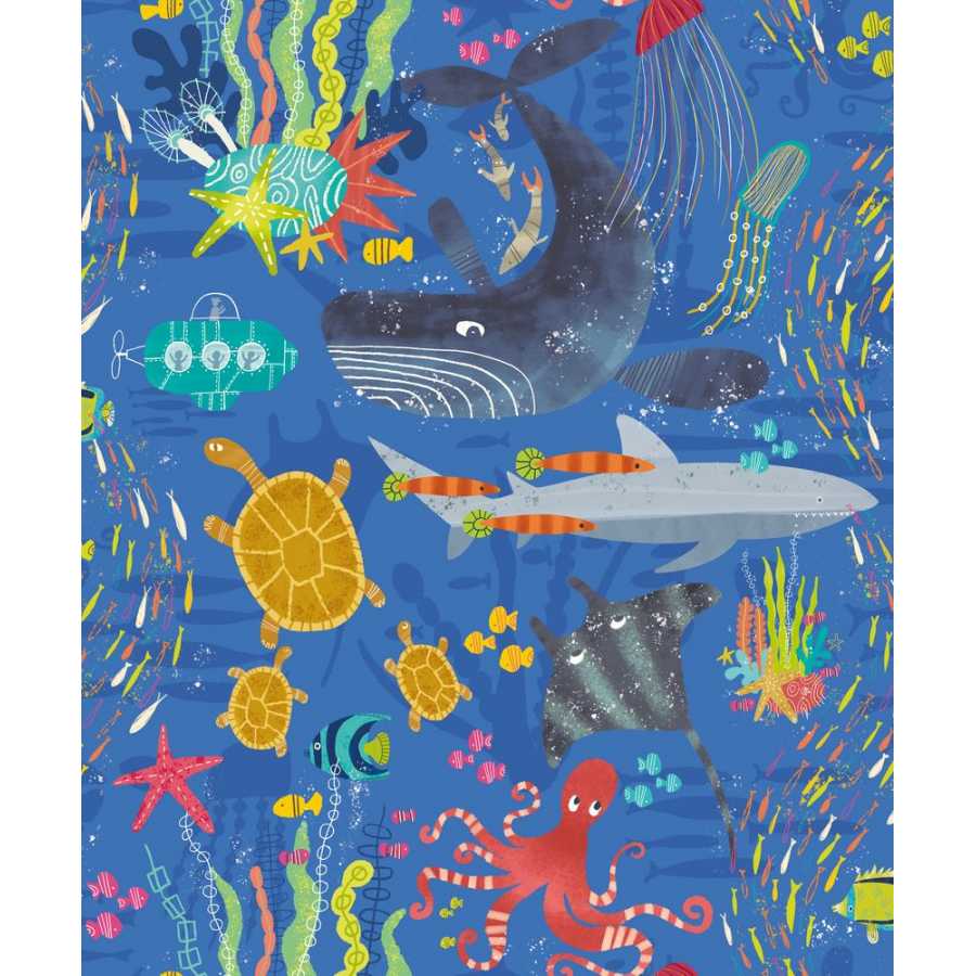Ohpopsi When I Grow Up Beneath The Waves WGU50132W Wallpaper - Lapis