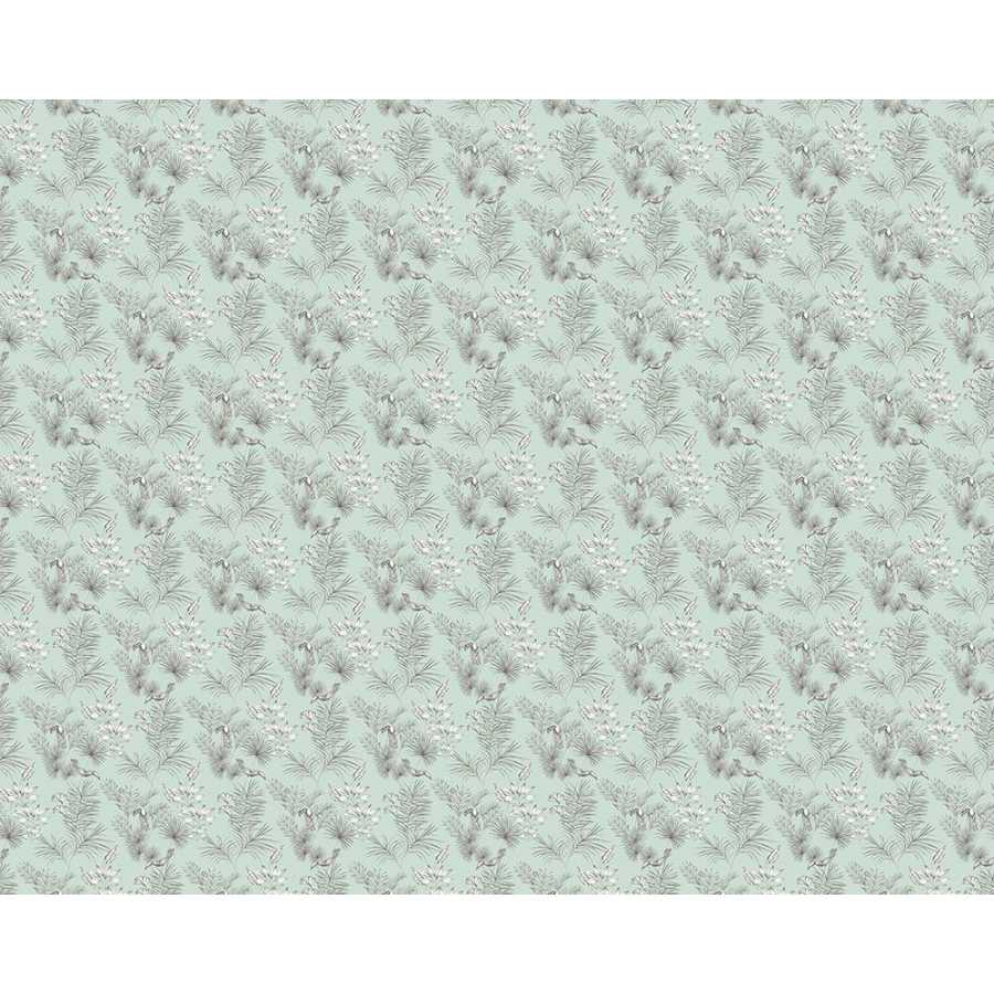 Ohpopsi Wild Toucan Toile WLD53113W Wallpaper - Duck Egg