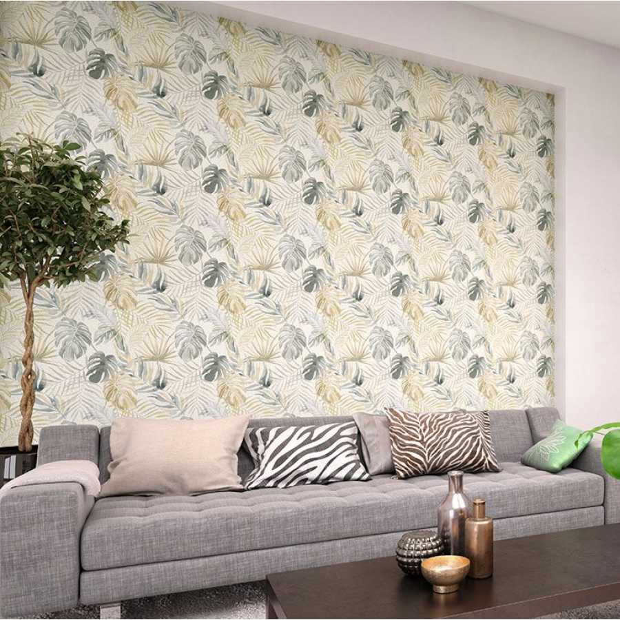 Ohpopsi Wild Tropica WLD53130W Wallpaper - Linen & Stone