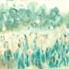 Ohpopsi Seasons Meadow WND50120M Mural Wallpaper - Jade & Linen