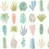 Ohpopsi Glasshouse Leaf Boogie GHS50101W Wallpaper - Pastel