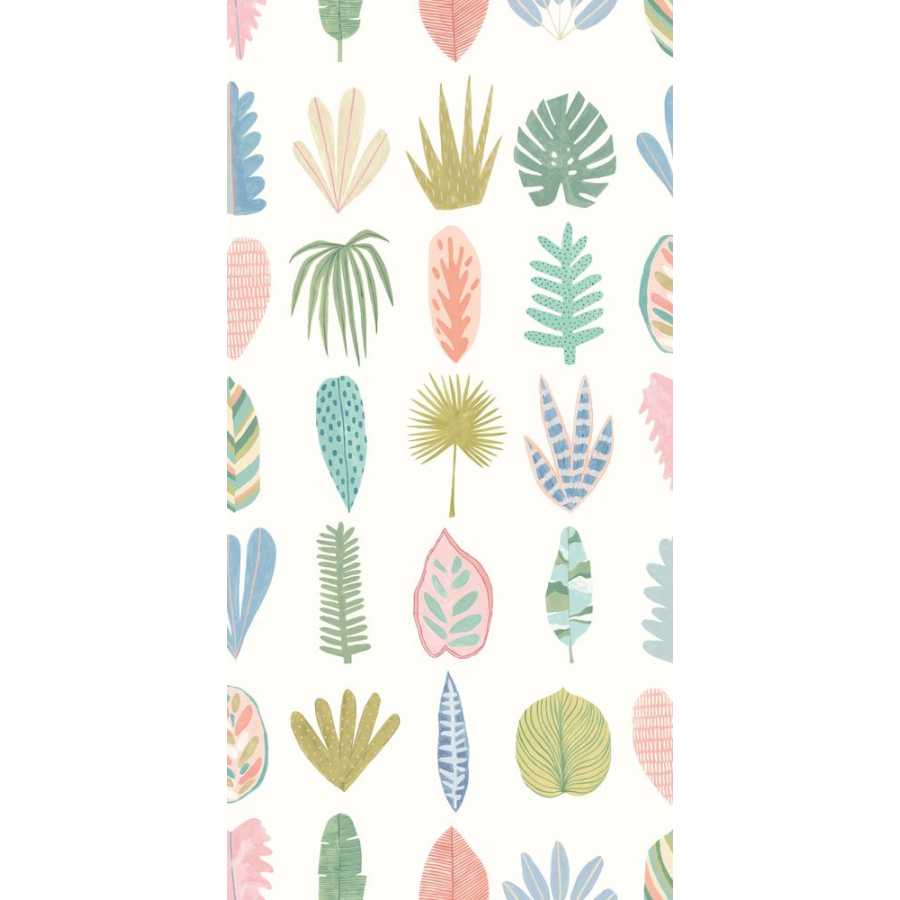 Ohpopsi Glasshouse Leaf Boogie GHS50101W Wallpaper - Pastel