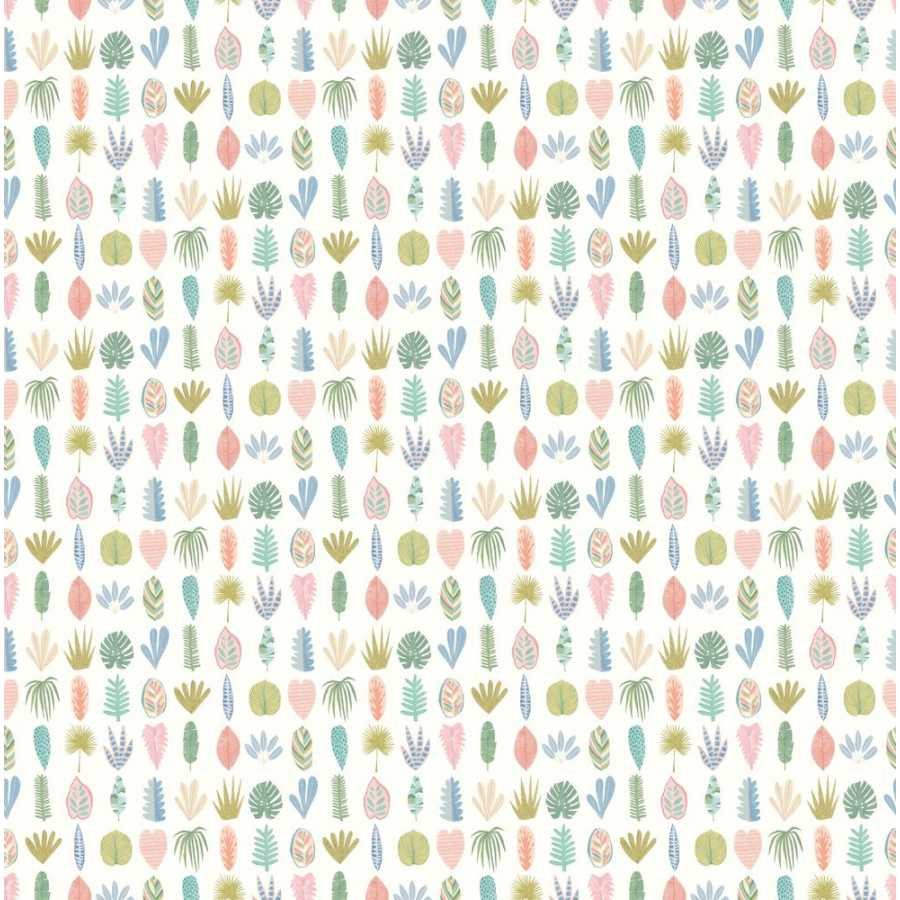 Ohpopsi Glasshouse Leaf Boogie GHS50101W Wallpaper - Pastel