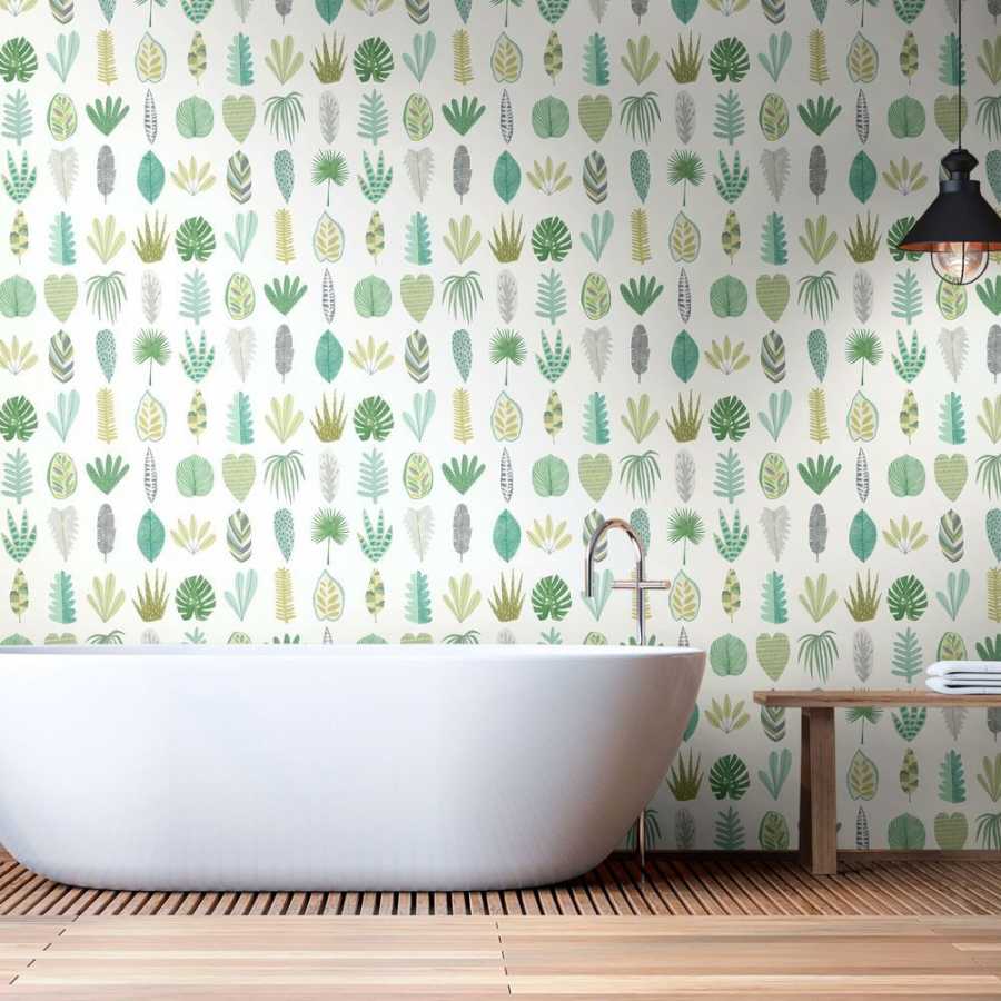 Ohpopsi Glasshouse Leaf Boogie GHS50105W Wallpaper - Forest