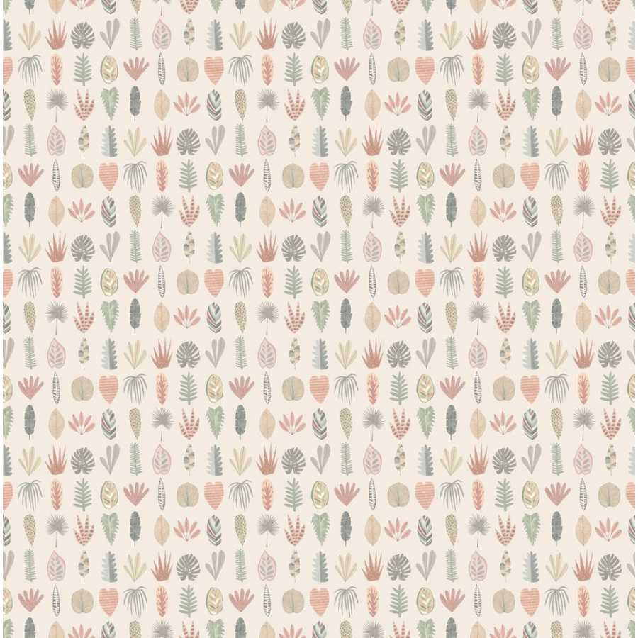 Ohpopsi Glasshouse Leaf Boogie GHS50106W Wallpaper - Linen