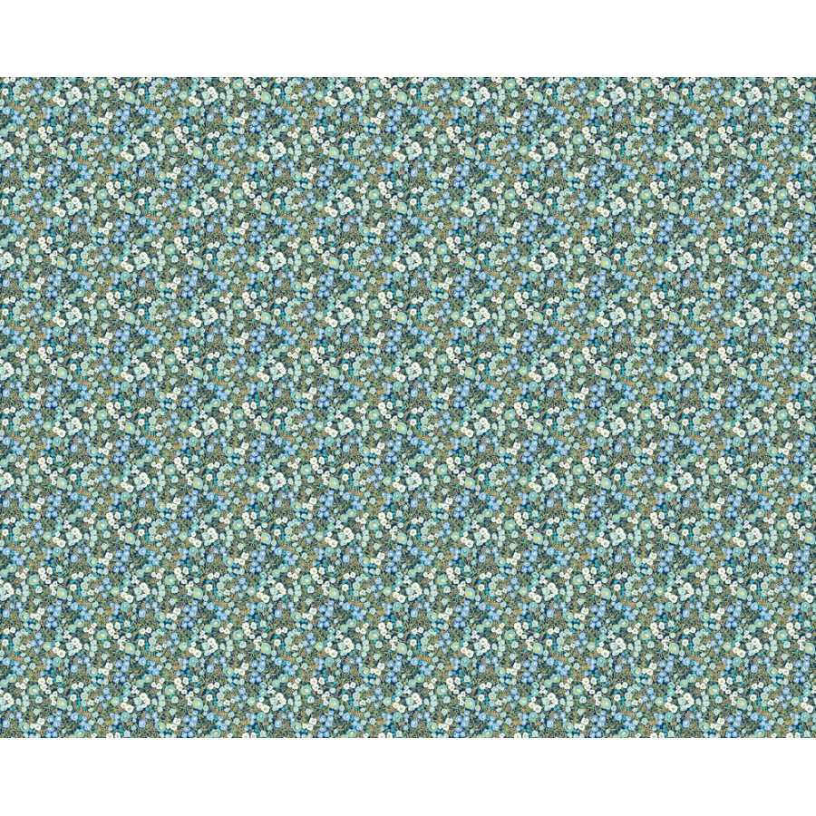 Ohpopsi Glasshouse Flora Ditsy GHS50111W Wallpaper - Cerulean