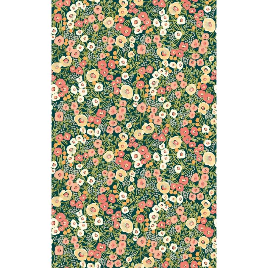 Ohpopsi Glasshouse Flora Ditsy GHS50114W Wallpaper - Juniper & Ginger