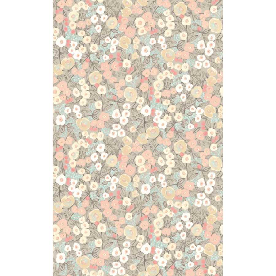 Ohpopsi Glasshouse Flora Ditsy GHS50116W Wallpaper - Peach & Dove