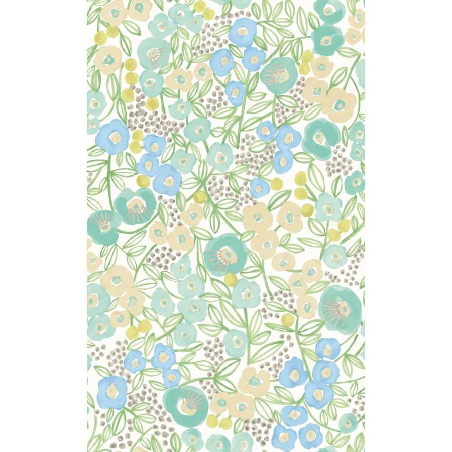 Ohpopsi Glasshouse Flora GHS50119W Wallpaper - Teal