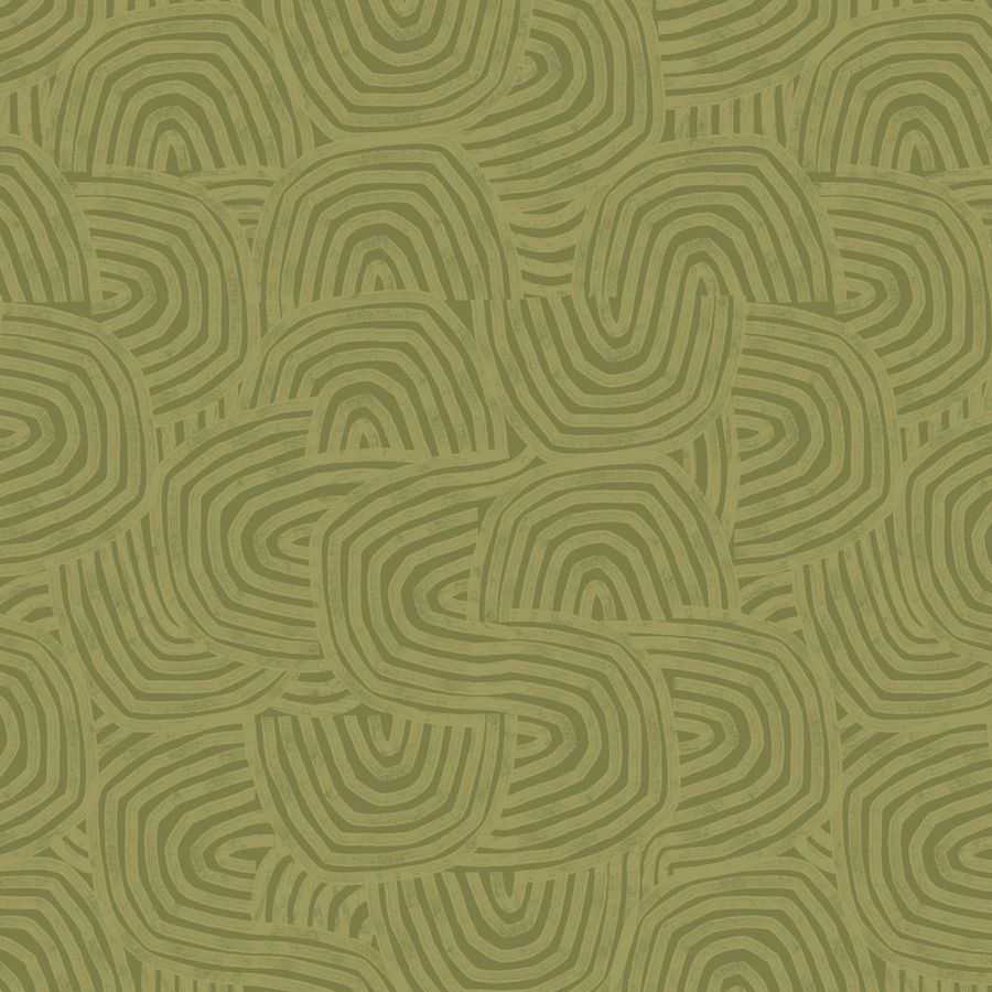 Ohpopsi Glasshouse Venation GHS50130W Wallpaper - Olive