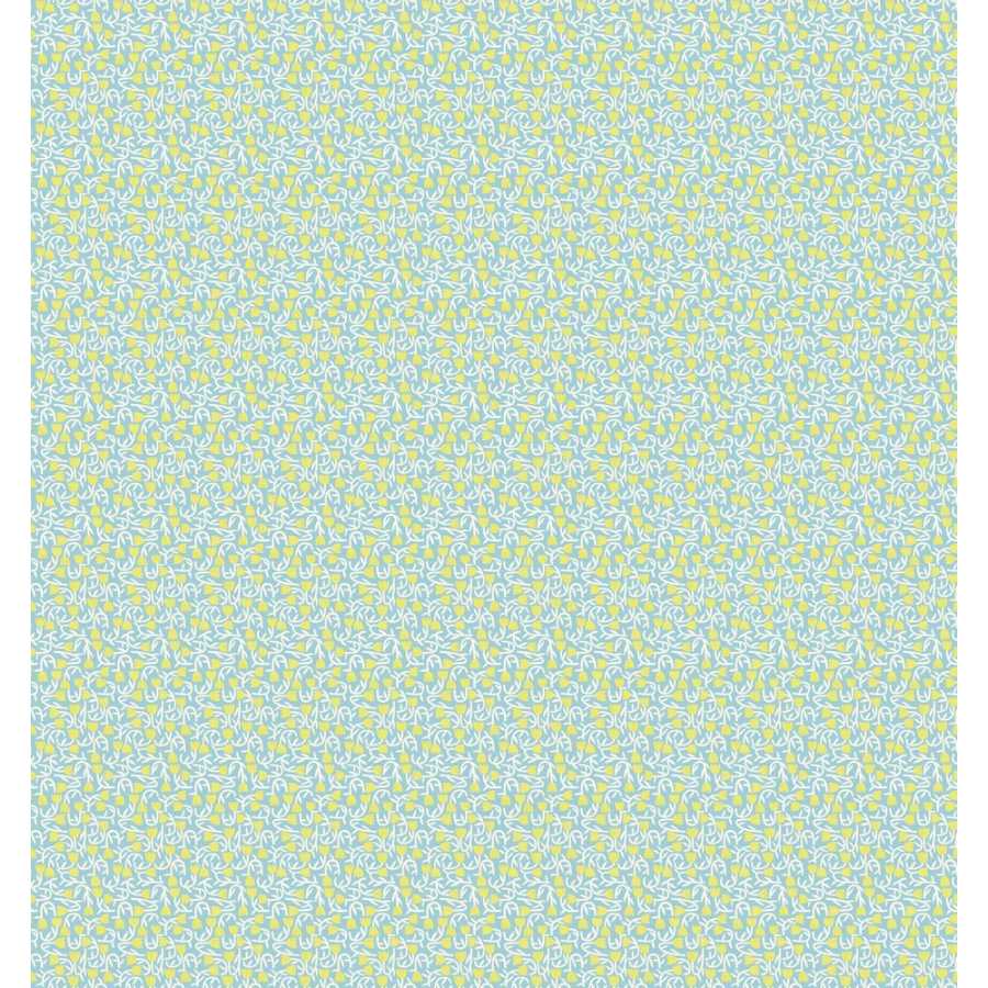 Ohpopsi Glasshouse Tiny Tulip GHS50135W Wallpaper - Lime & Sky