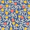 Ohpopsi Glasshouse Tiny Tulip GHS50137W Wallpaper - Indigo Mix