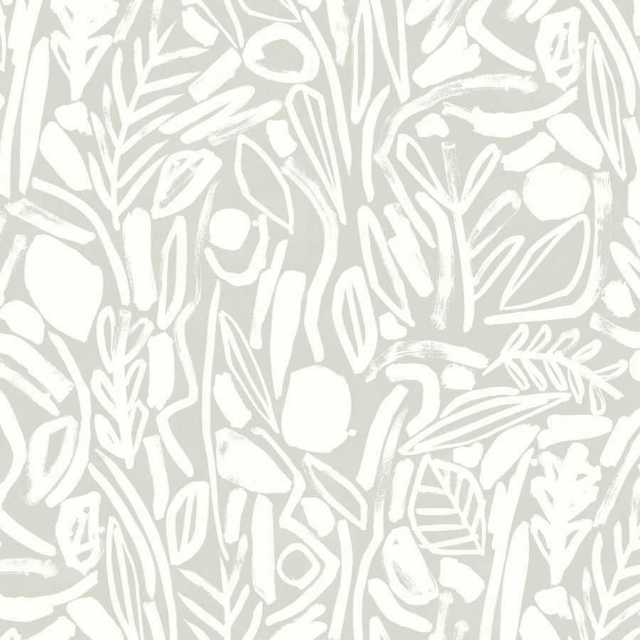 Ohpopsi Glasshouse Verdure GHS50142W Wallpaper - Stone