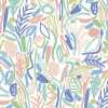 Ohpopsi Glasshouse Verdure GHS50145W Wallpaper - Periwinkle