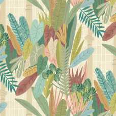 Ohpopsi Glasshouse GHS50152W Wallpaper - Forest & Chestnut