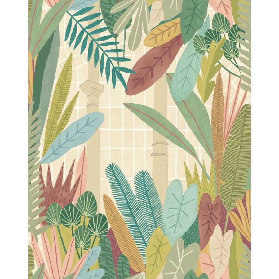 Ohpopsi Glasshouse GHS50152W Wallpaper - Forest & Chestnut