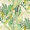 Ohpopsi Glasshouse GHS50154W Wallpaper - Sage & Chartreuse