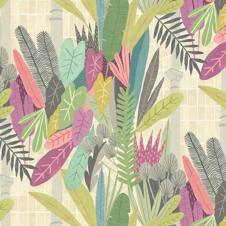 Ohpopsi Glasshouse GHS50155W Wallpaper - Heather & Olive