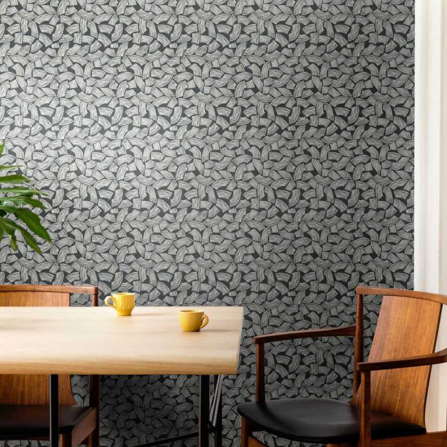 Ohpopsi Glasshouse Elements GHS50165W Wallpaper - Midnight