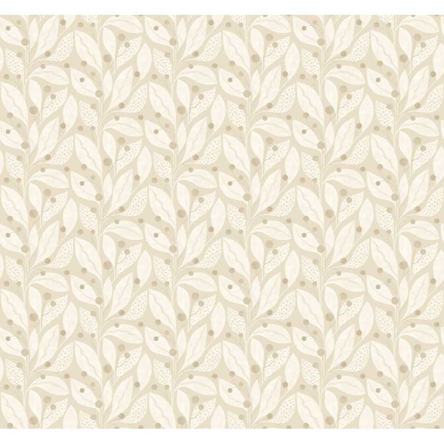 Ohpopsi Laid Bare Berry Dot LBK50105W Wallpaper - Flax