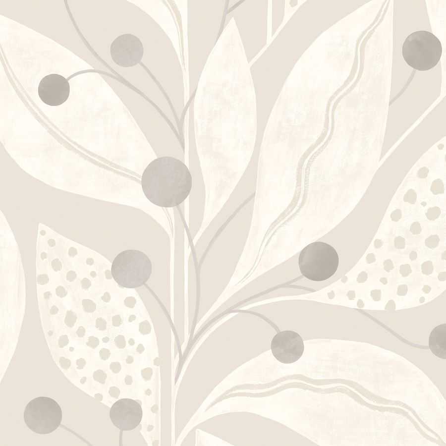 Ohpopsi Laid Bare Berry Dot LBK50118W Wallpaper - Dove