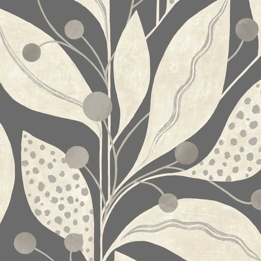 Ohpopsi Laid Bare Berry Dot LBK50119W Wallpaper - Carbon