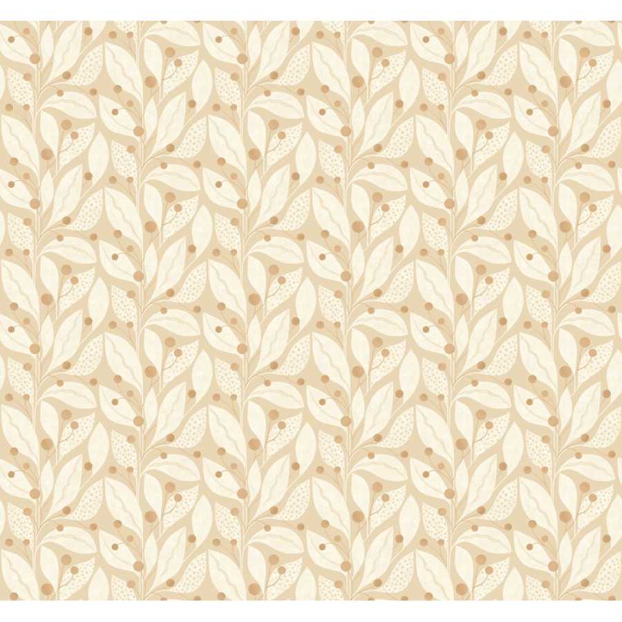 Ohpopsi Laid Bare Berry Dot LBK50132W Wallpaper - Shortbread