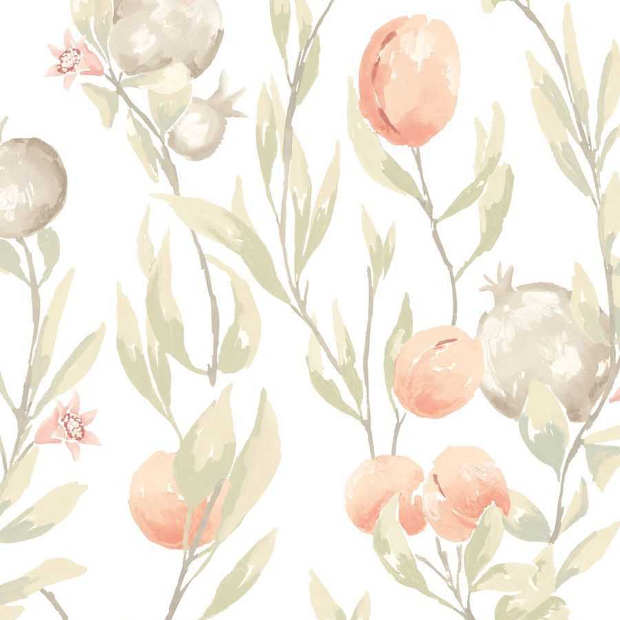 Ohpopsi Laid Bare Pomegranate Trail LBK50137W Wallpaper - Blossom