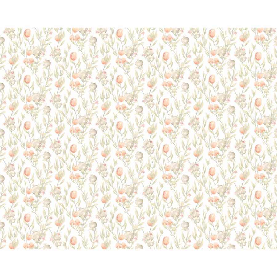 Ohpopsi Laid Bare Pomegranate Trail LBK50137W Wallpaper - Blossom