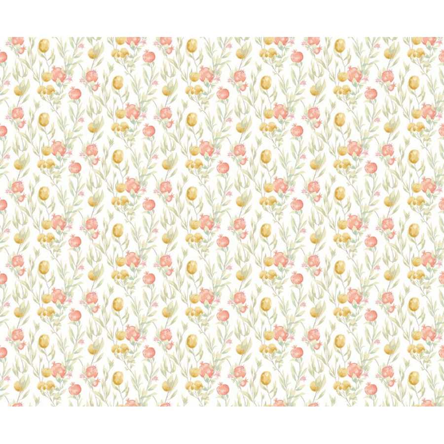 Ohpopsi Laid Bare Pomegranate Trail LBK50140W Wallpaper - Olive