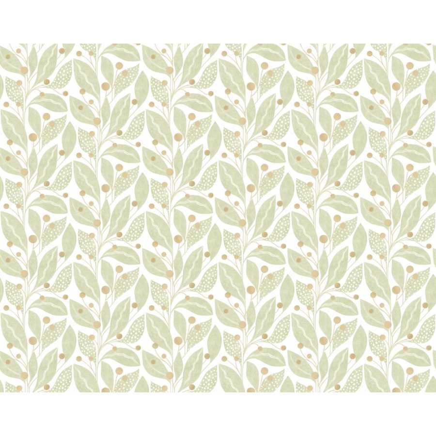Ohpopsi Laid Bare Berry Dot LBK50141W Wallpaper - Artichoke